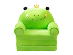 Sofa Infantil Dobrável Cartoon Veludo S/MARCA