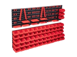 Storage Bin Kit, Storage Bin Kits Vidaxl Vermelho Plástico