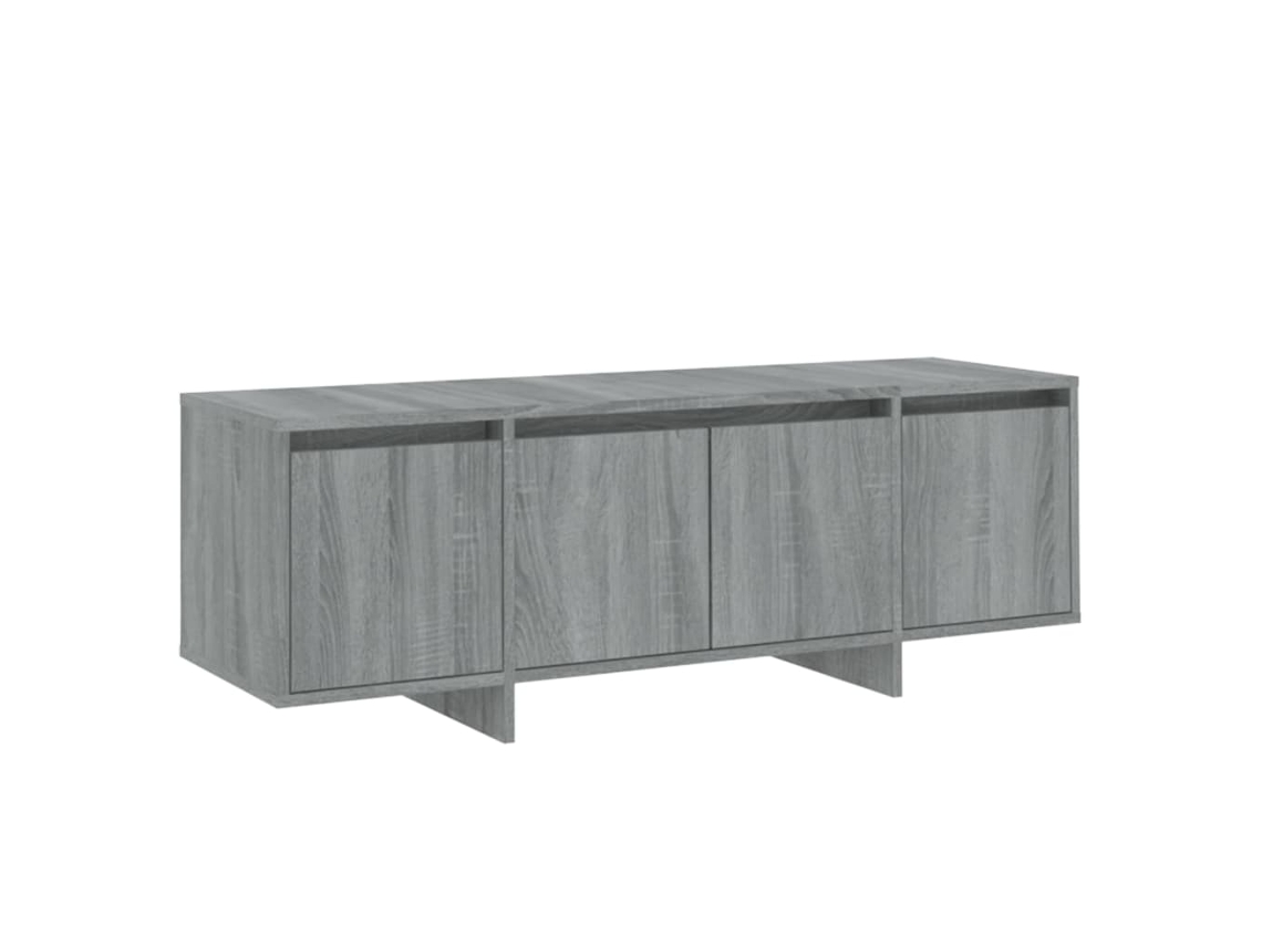 Móvel TV Aglomerado Cor Sonoma Cinzento MAISON EXCLUSIVE (120x30x40,5 cm)