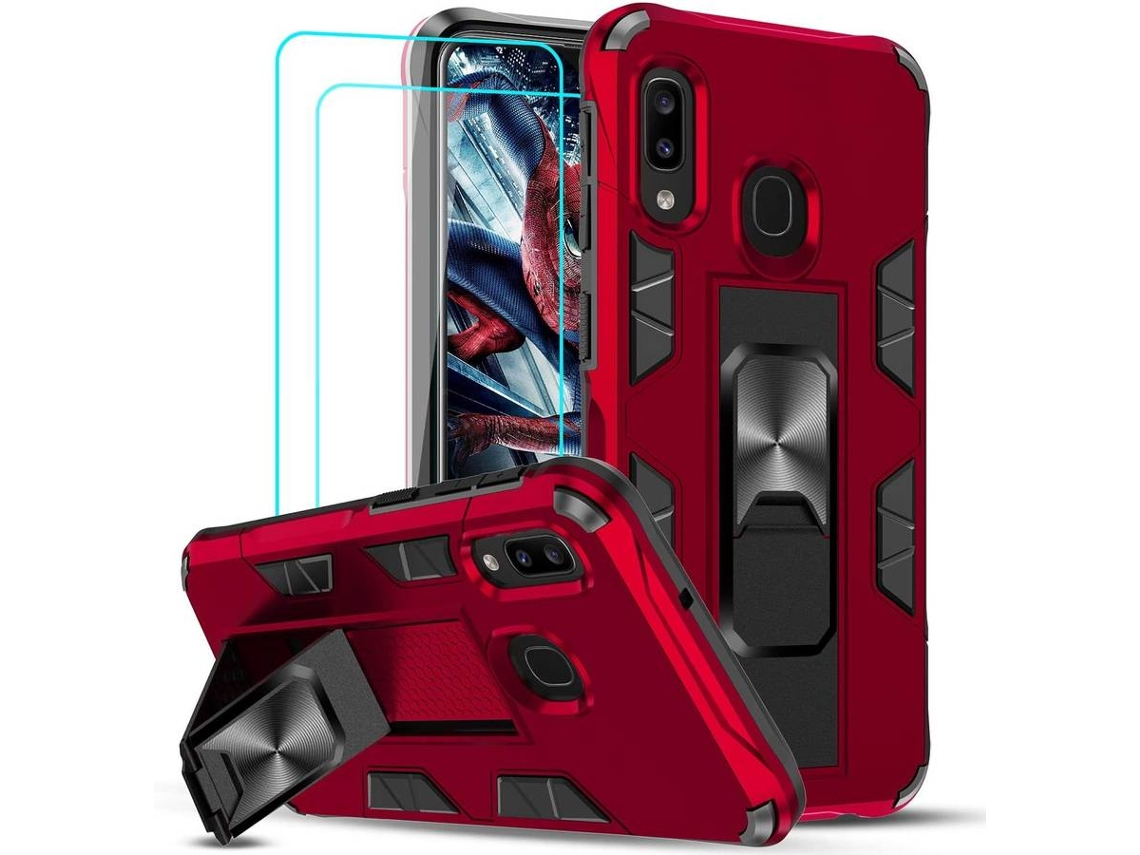 Capa Samsung Galaxy A20e HONGWE. Vermelho