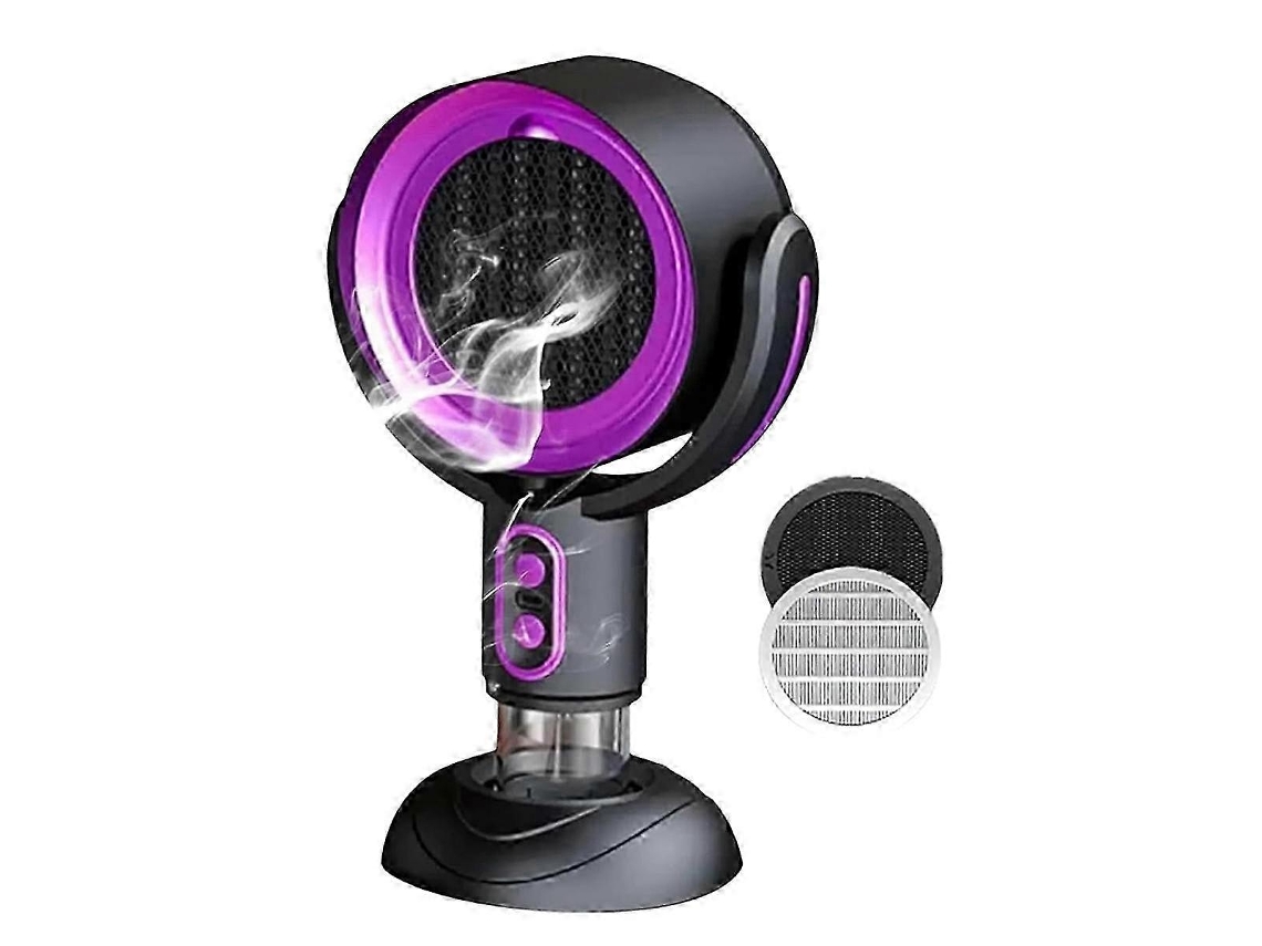 Ventilador portátil purificador de fumaça com filtro removível e lavável para purificação do ar. -aquaforge