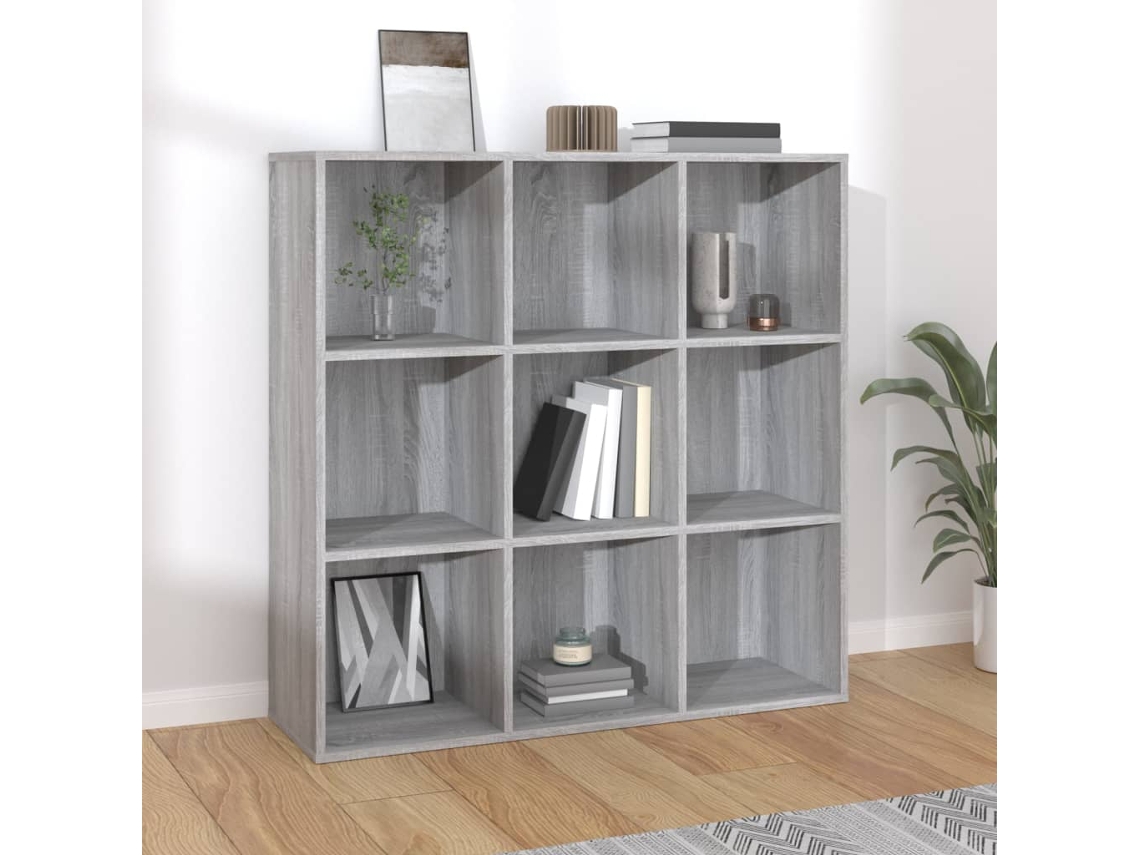 Vidaxl Estante 98x29x97,5 Cm Cor Cinzento Sonoma