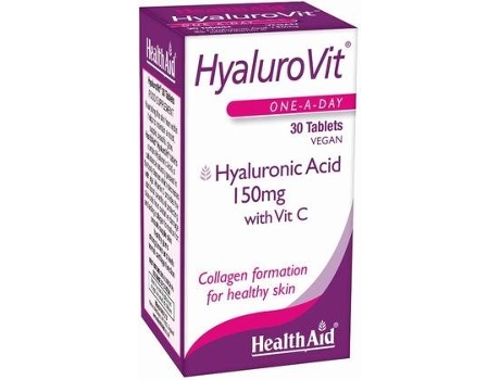Suplemento Alimentar HEALTH AID Hyalurovit (30 comprimidos de 150mg)