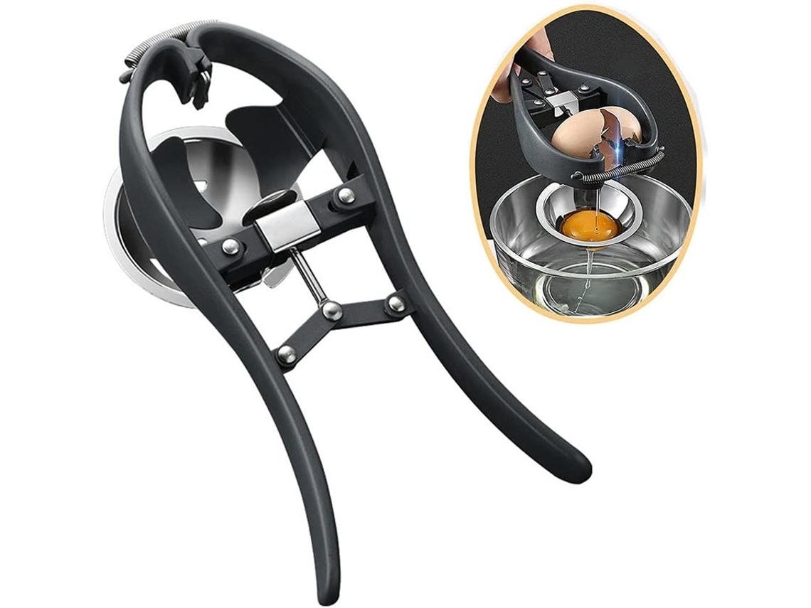 Abridor De Cascas De Ovos, Em Aço Inoxidável, Utensílio Manual De Cozinha, Para Preparação Prática No Café Da Manhã E Confeitaria