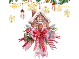 Placa Decorativa De Natal Com Especiarias Artificiais De 51 Cm |