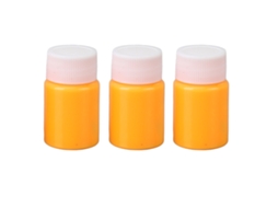 Kit de pintura facial e corporal fluorescente com 3 peças que brilham no escuro.
