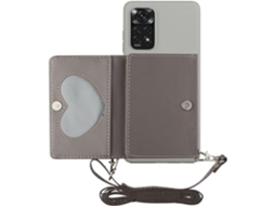 Correia Colar Nota para Xiaomi Redmi Note 11 Pro HONGWE. Silicone Cinzento