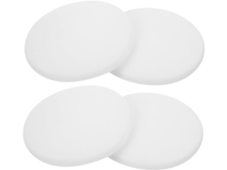 Batente De Porta Silicone, Com Amortecimento De Som E Fácil Instalação, Branco, 4 Peças, Almofadas Adesivas Para