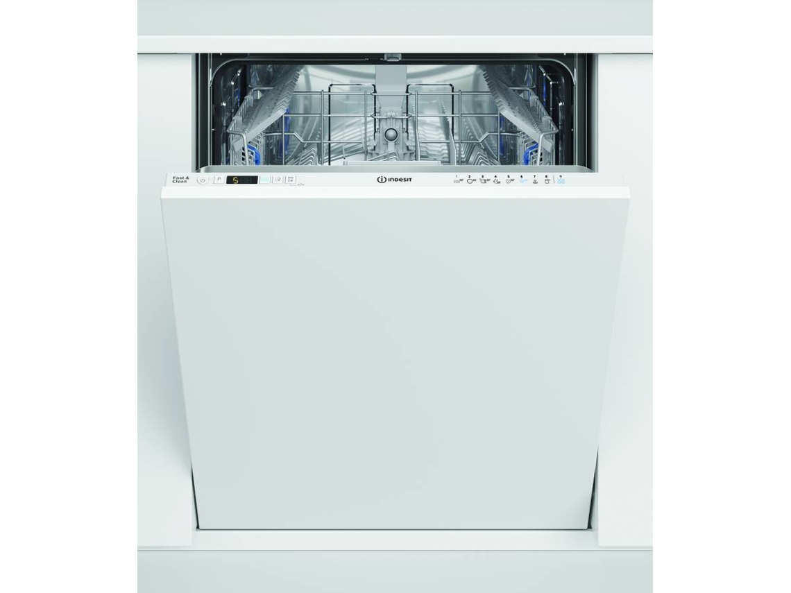 Máquina de Lavar Loiça Encastre INDESIT D2I HD524 A (14 Conjuntos - 59,8 cm - Painel Branco)