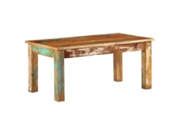 Vidaxl Mesa De Centro 100x55x45 Cm Madeira Recuperada Maciça