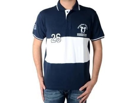 Polo de Homem MARION ROTH Algodão Azul (S)
