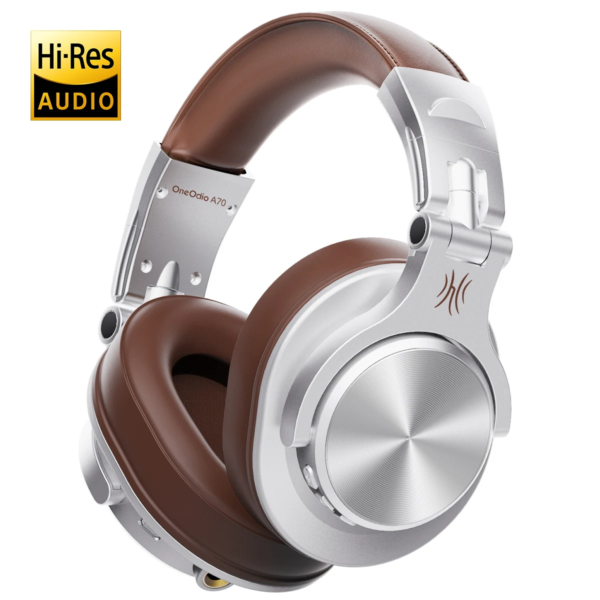 (marrom Prateado) Fones De Ouvido Sem Fio Bluetooth 5.2, Bateria Com Duração De 72 Horas, Estilo Circumaural, Áudio De Alta Resolução.