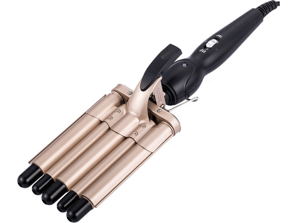Modelador de Cabelo M-105 180C 210C 2 Níveis de Temperatura Dourado
