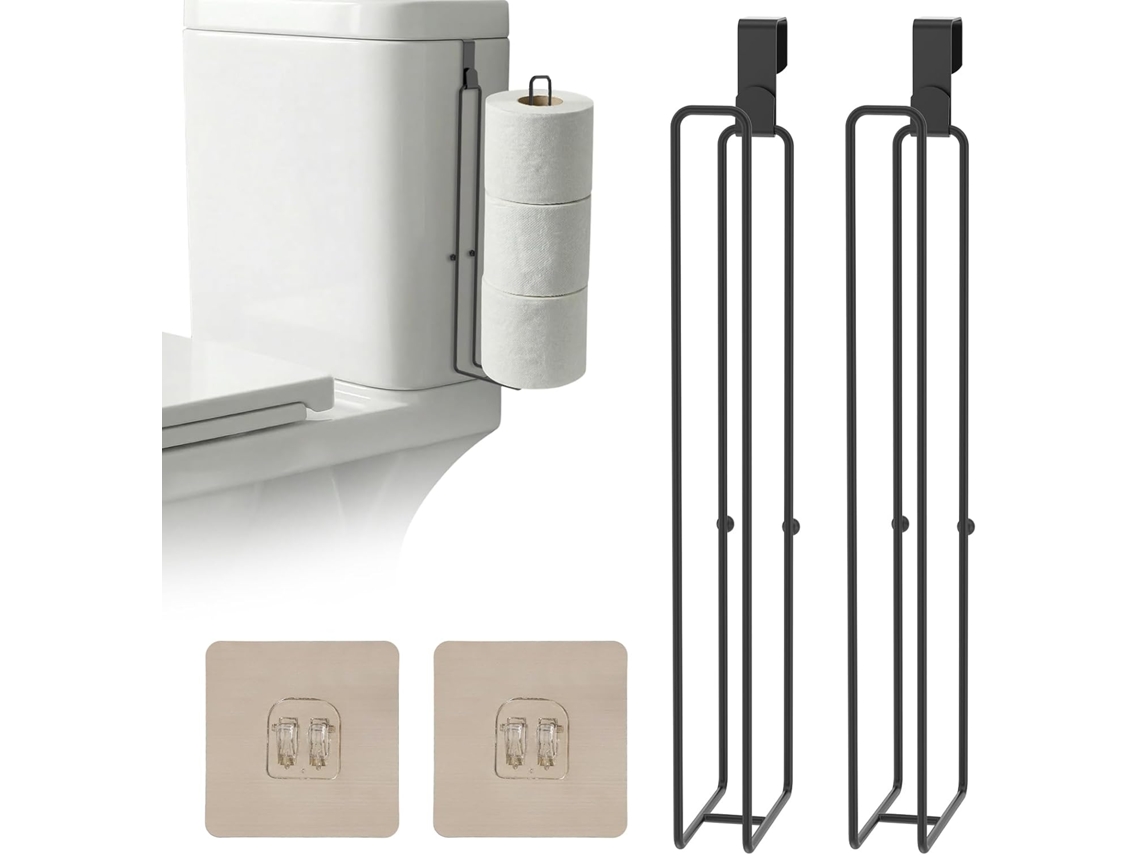 Suporte Para Papel Higiênico De Banheiro 2 Unidades 3-rolos, Suporte Para Papel Higiênico De Parede Ou Sobre A Caixa