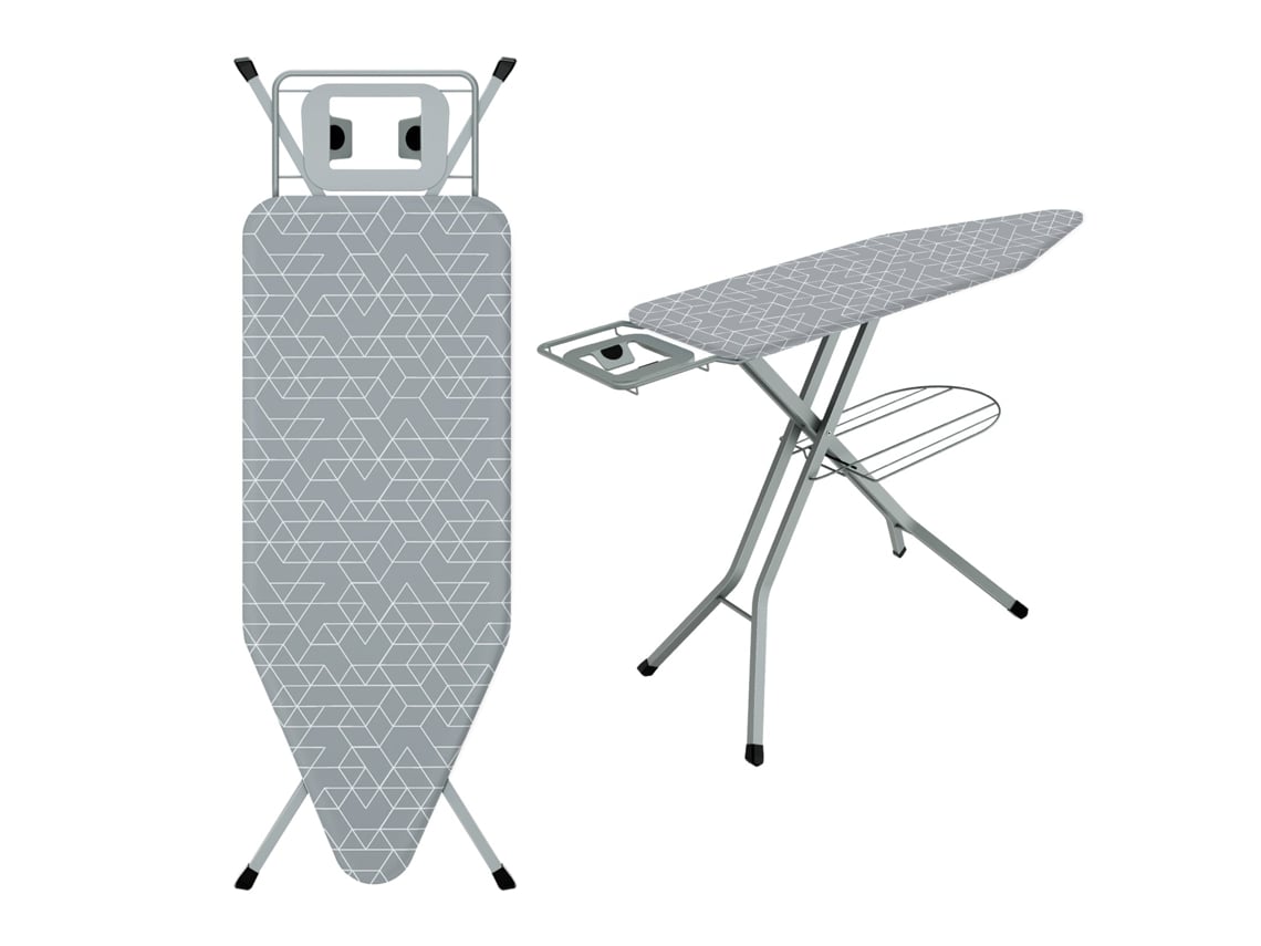 Tábua De Passar Roupa, Tábua De Passar Roupa Dobrável, Para Gerador De Vapor, Sistema Anti-fechamento, Altura Ajustável, Com Capa 100% Algodão,