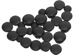 Conjunto De 200 Tampões Para Furos Parafusos Em Móveis, Redondos, De Plástico Preto, Nos Tamanhos 5 6 8 10mm, Para