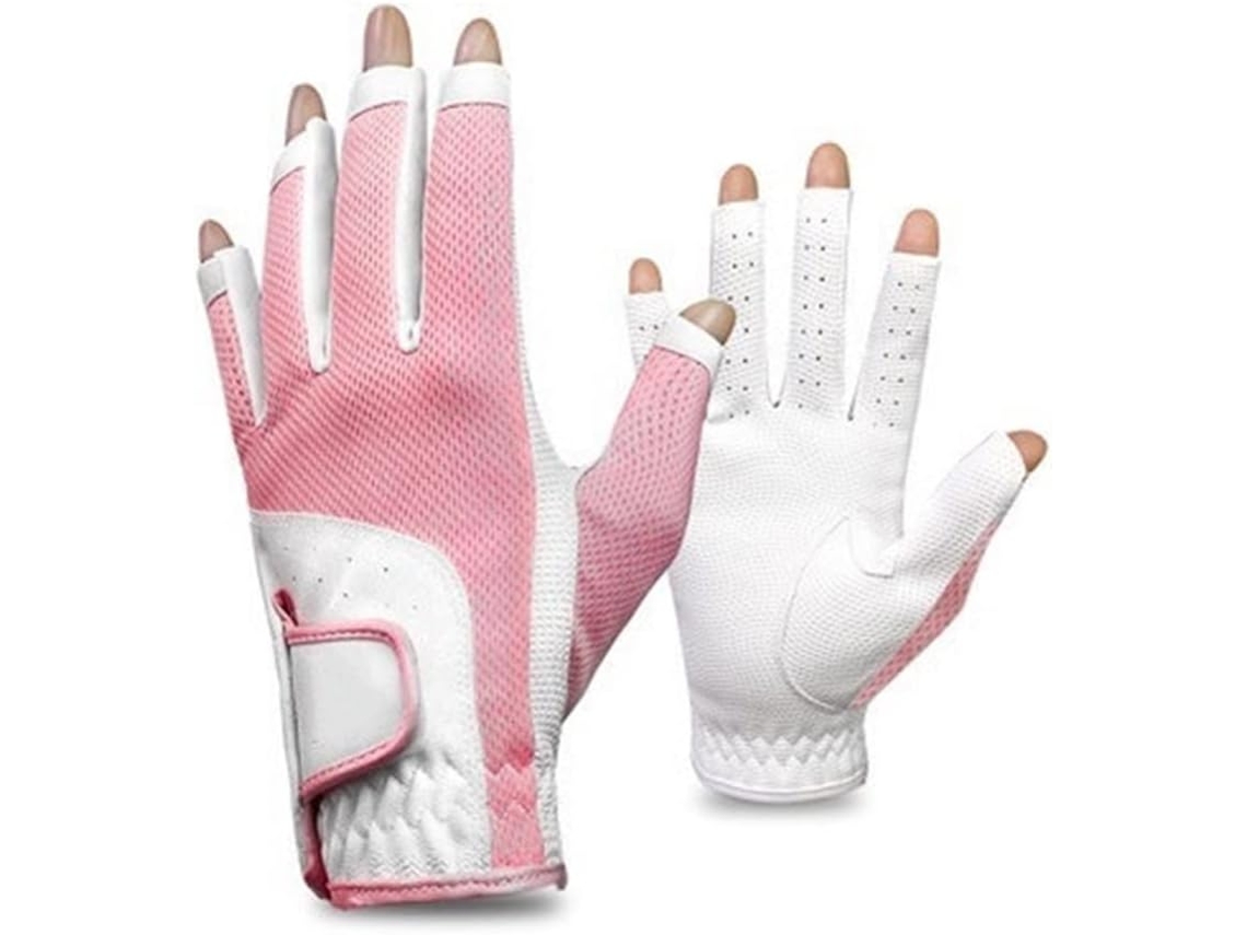 Luvas de Golfe Femininas Sem Dedos, 1 Par, Elegantes, para Caminhadas, Golfe, Canoagem | S/MARCA