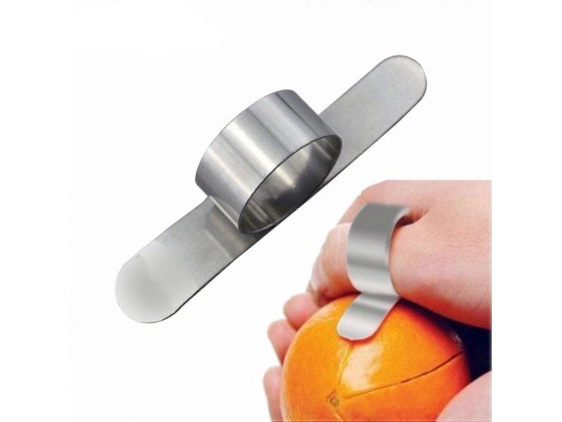 Conjunto De 2 Descascadores De Laranja/ Frutas Em Aço Inoxidável Prateado