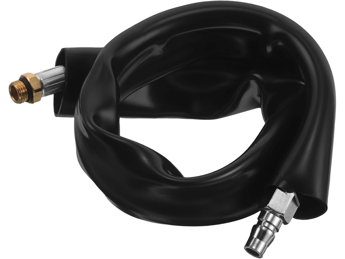 Tubo De Entrada Ar Pneumático Para Máquina Reparo Pneus,60 Cm,feito Borracha E Liga Metálica.