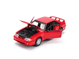 Miniatura De Carro Ford Mustang Svt Cobra 1993 Na Escala 1:24
