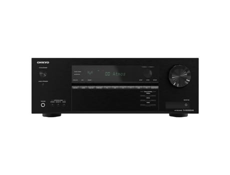 Onkyo TX-SR3100DAB Preto - Receptor Home Cinema 5.2 - 155 Watts - Dolby Atmos/DTSX - HDMI 8K - HDR - Bluetooth - Sintonizador DAB/FM
