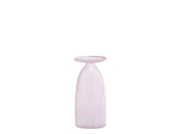 Jarra Un Fiore Em Vidro Borossilicato Soprado À Mão, Cor Rosa, Capacidade De 22 Cl, Design Refinado E Elegante Com Boca Alargada Decorativa.