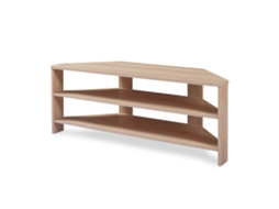 Suporte para TV Berg com bordas chanfradas, 110x36x42 cm, Aspeto Carvalho [EN.CASA]