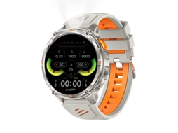 Smartwatch Qs10 Com Tela Ips De 1,7 Polegadas, Bateria De 1100 Mah, Chamadas Bluetooth E Monitoramento De Saúde (cinza)