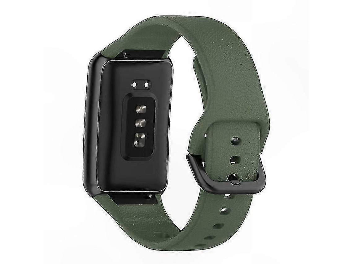 Pulseira De Silicone Texturizada Com Fivela Preta Para Relógios.