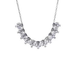 Colar Liga Feminino Diamantes Geométricos Moda