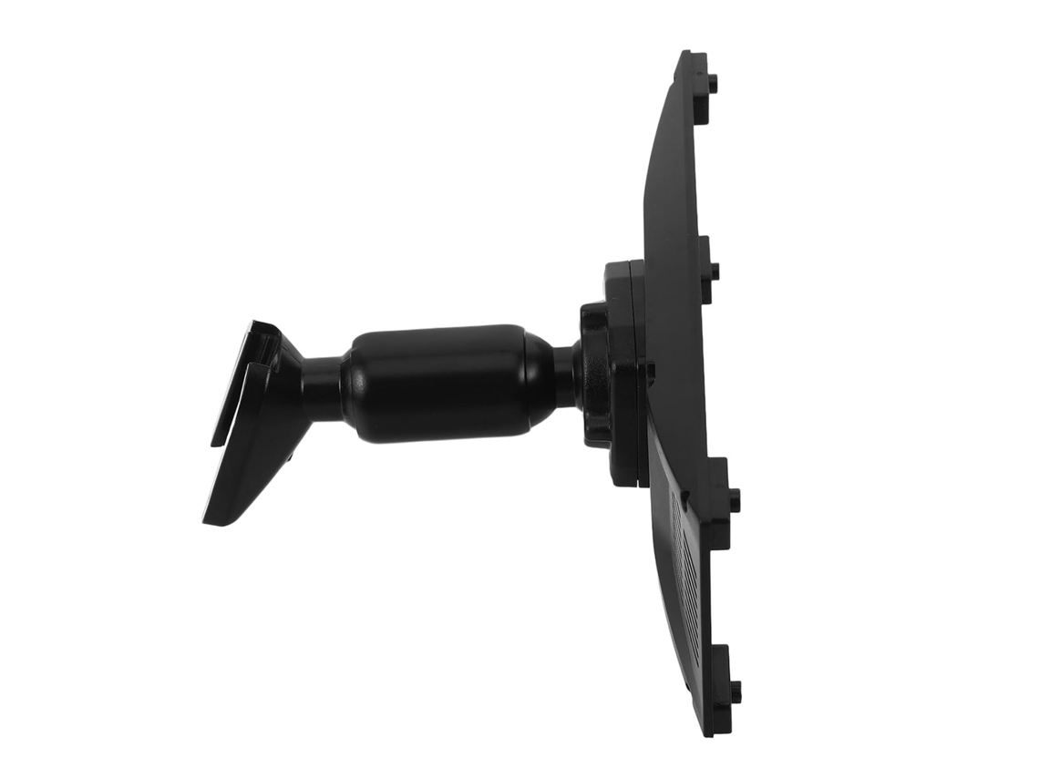 Suporte anti-desprendimento para câmera veicular com placa traseira para fixação.