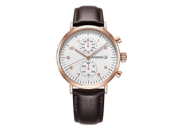 Relógio De Pulso Masculino Multifuncional Ochstin 6076c Com Mecanismo De Quartzo, À Prova D'água E Pulseira De Couro.