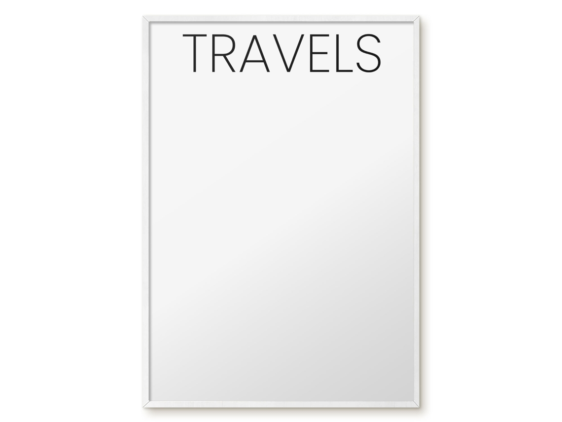 Magnetic Board For Wall Travels For The Bedroom Espelharte (70x100 Cm)