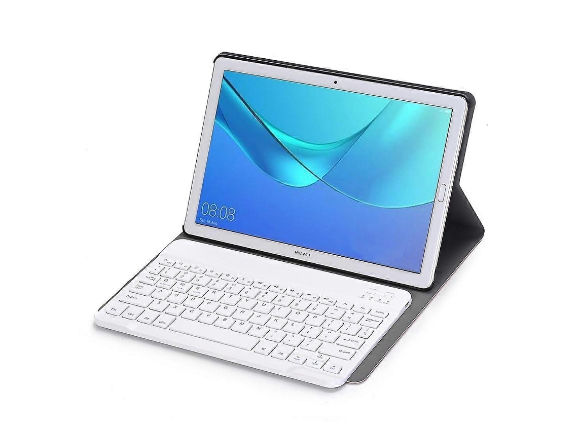 Teclado Bluetooth Destacável, Capa Ultrafina De Couro Com Abertura Horizontal Para Tablet Huawei Mediapad M5 / M5 Pro De 10,8 Polegadas, Com Suporte.
