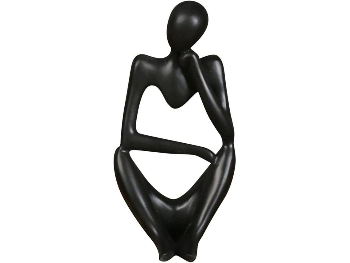 Estátua abstrata em resina, escultura moderna, decoração para casa, arte para sala de estar, figura de 13x8cm