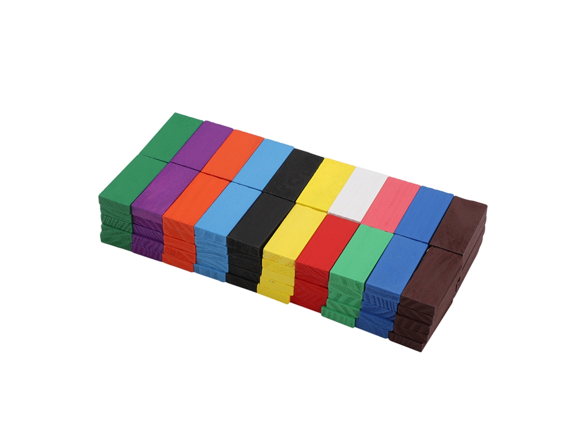 Mali 100pcs Conjunto de Blocos de Madeira Educativo para Crianças Brinquedo de Construção Divertido