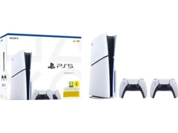 Consola PS5 Standard + 2 Comandos Dualsense (Branco)