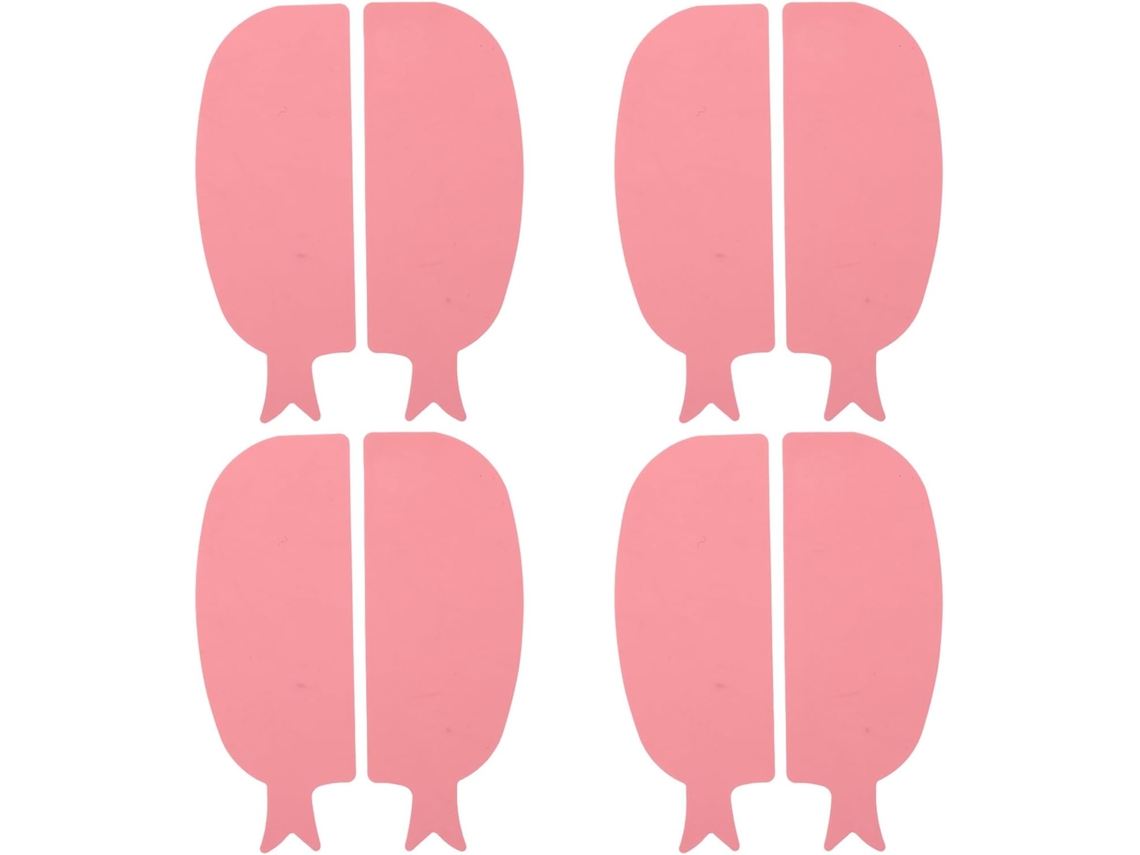 Adesivos De Silicone, Conjunto De 4 Pares Para Cílios Postiços Compactos Em Formato De Cauda De Peixe