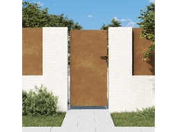 Vidaxl Portão De Jardim 85x200 Cm Aço Corten