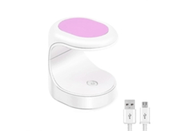 Mini Lâmpada de Unha Led Uv, para Pregos Profissionais Gel Prego Luz Portátil Uv GOKOCO (roxo)