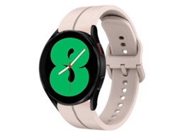 Pulseira De Silicone Com Laço De 20 Mm Para Samsung Galaxy Watch4
