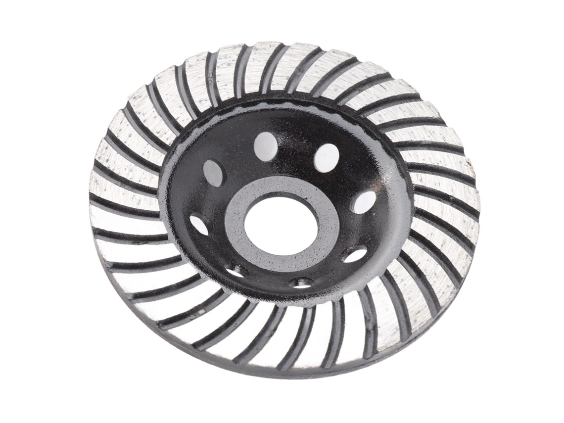 Disco de corte diamantado segmentado de 115 mm para concreto, mármore e granito.