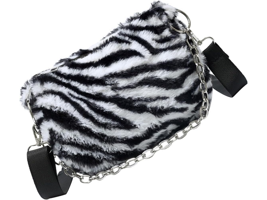Bolsa De Ombro Feminina Ciieeo Com Corrente E Forro De Pelúcia, Leve E Confortável, Ideal Para Uso Diário.