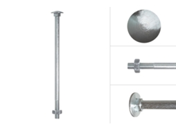 Parafuso Cabeça Redonda Galvanizado M10 X 200 Mm 25 Peças WOVAR