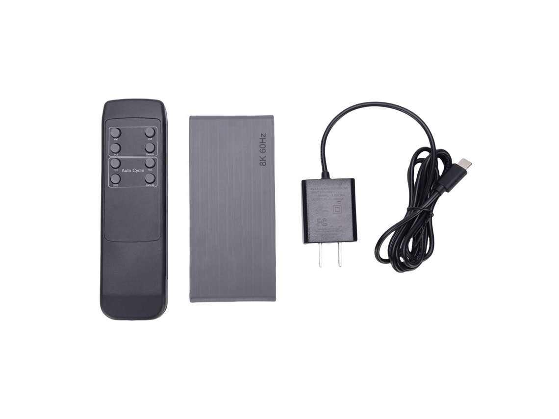 Comutador Hdmi LAXISCREED 3 Portas 8k60hz 4k 144hz