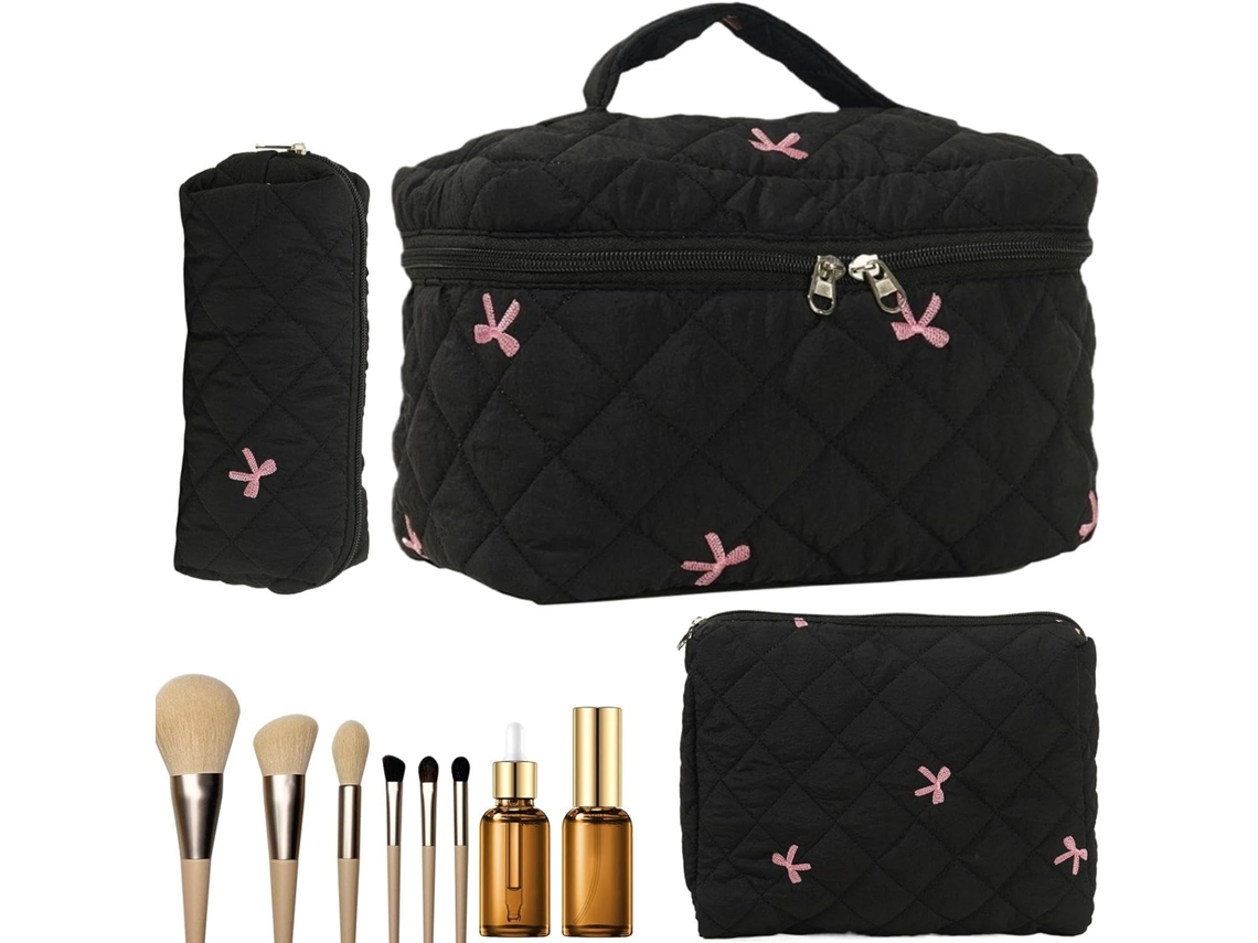 Conjunto De Nécessaire De Maquiagem E Artigos De Higiene Pessoal.