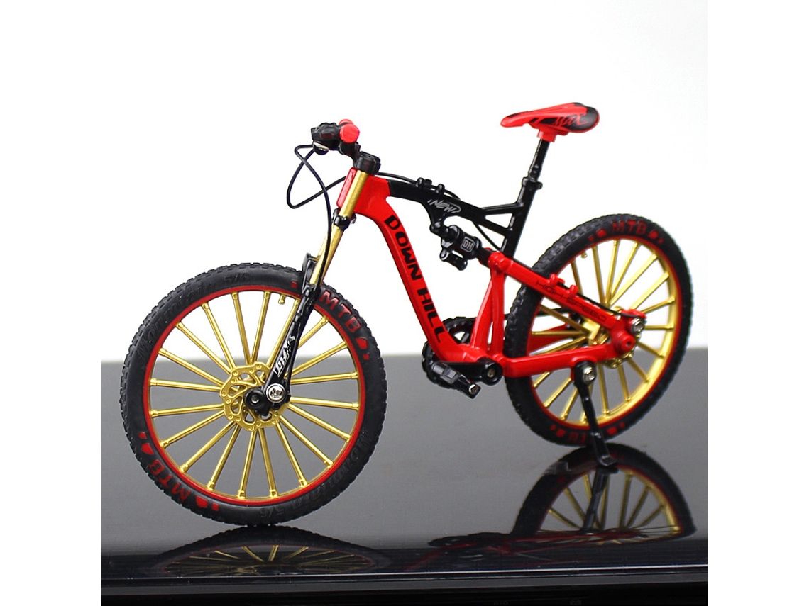 110 Proporção Liga Modelo Metal Fundido Dedo Bicicleta De Montanha Simulação De Corrida