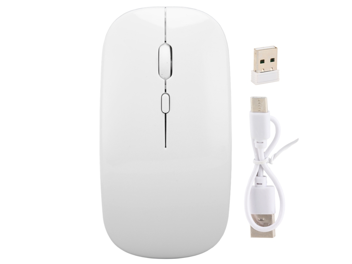 Rato Usb Sem Fio Recarregável LAXISCREED Baixo Ruído