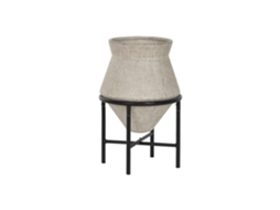 Suporte para Vaso de Metal Envelhecido, 40x40x62cm ALEXANDRA HOUSE LIVING