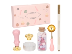 Kit De Lacre De Cera Faça Você Mesmo, Alça Removível Rosa, Estilo Vintage, Conjunto Para Letras, Artesanato, Projetos De Arte Slowmoose